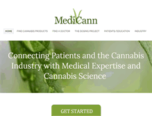Tablet Screenshot of medicann.com